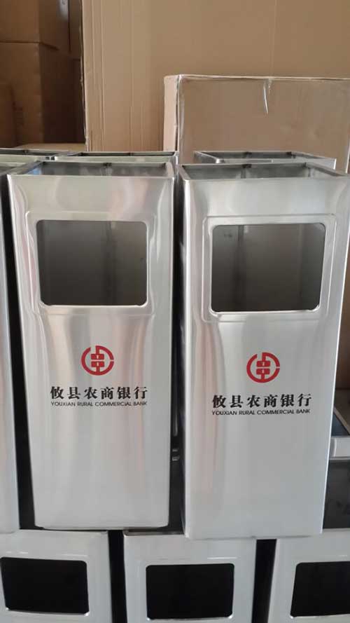 湖南攸縣農行指定的定制不銹鋼垃圾桶廠(chǎng)家