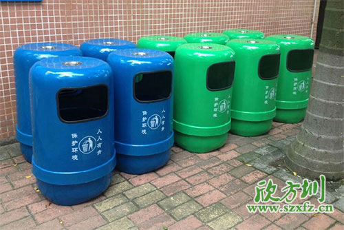 貴陽(yáng)市政玻璃鋼果皮箱，來(lái)自欣方圳