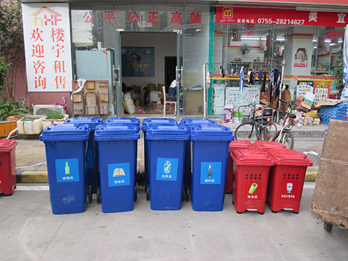 欣方圳塑料垃圾箱 順利投放韶關(guān)物業(yè)小區