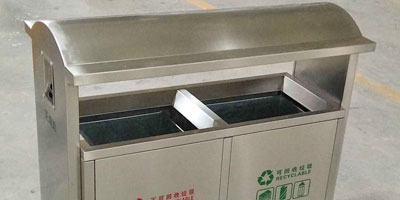 醫院不銹鋼分類(lèi)環(huán)保垃圾箱