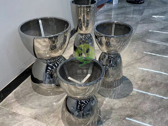 不銹鋼景觀(guān)裝飾花盆異形曲面模具沖壓工藝應用市場(chǎng)