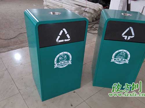 韶關(guān)知名小區鋼制垃圾桶俏皮可愛(ài)擺脫傳統