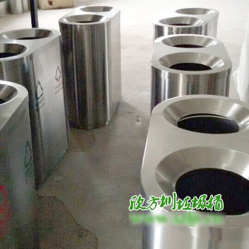 深圳機場(chǎng)采購欣方圳不銹鋼垃圾桶